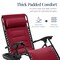 Best Choice Products Oversized Padded Zero Gravity Chair, Folding Outdoor Patio Recliner w/ Side Tray
